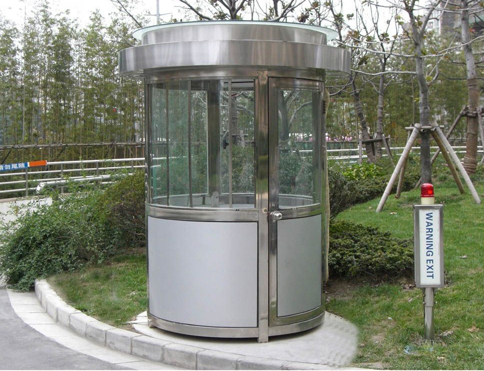 不锈钢圆岗亭