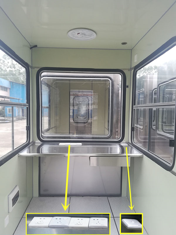 高速公路不锈钢包板式收费亭