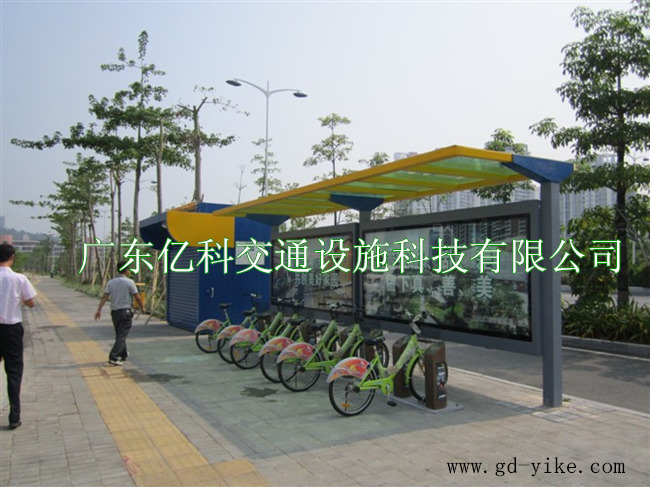 深圳自行车亭棚展示3